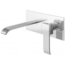 Змішувач для раковини KOHLMAN AXIS CHROME + BOX прихованого монтажу
