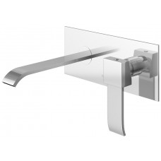 Змішувач для раковини KOHLMAN AXIS CHROME + BOX прихованого монтажу