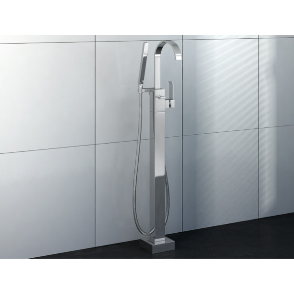 Змішувач для ванни KOHLMAN AXIS CHROME підлоговий