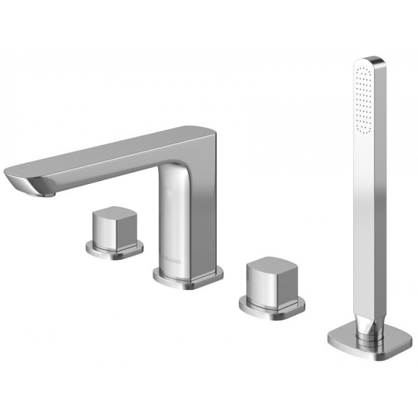 Змішувач для ванни KOHLMAN FOXAL CHROME на борт ванни