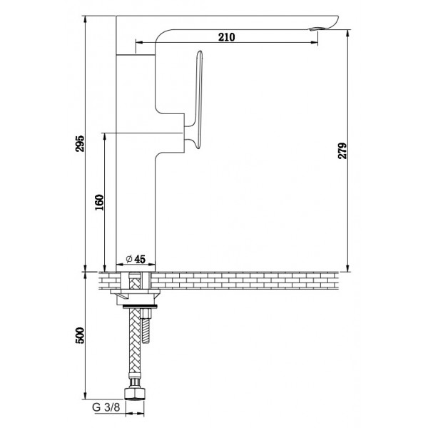 Змішувач для кухні KOHLMAN EXPERIENCE BLACK