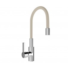 Смеситель для кухни MEXEN FLEX BEIGE CHROME бежевый/хром