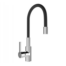Змішувач для кухні MEXEN FLEX BLACK CHROME чорний/хром