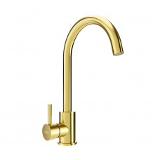 Смеситель для кухни MEXEN FOGGIA BRUSHED GOLD золотой матовый