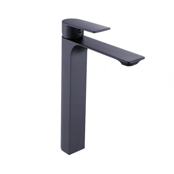 Смеситель для раковины MEXEN ALEXA BLACK черный, высокий