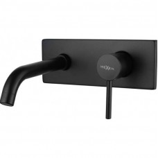 Смеситель для раковины MEXEN ALMA BLACK черный + BOX скрытого монтажа