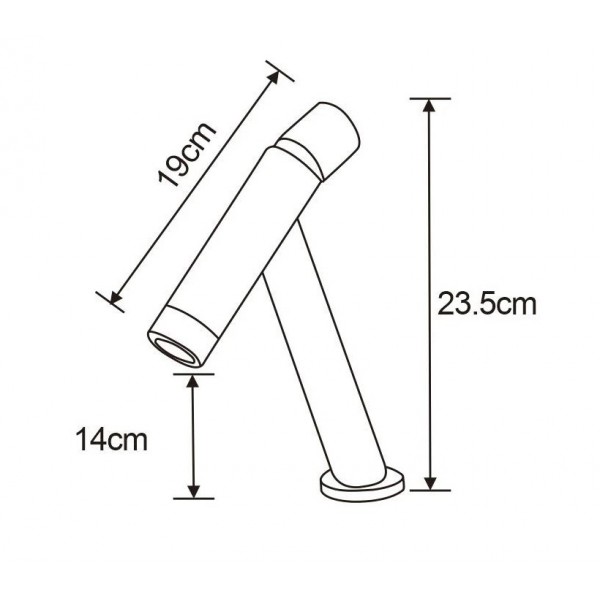 Змішувач для раковини MEXEN ASTRO GOLD золотий, низький