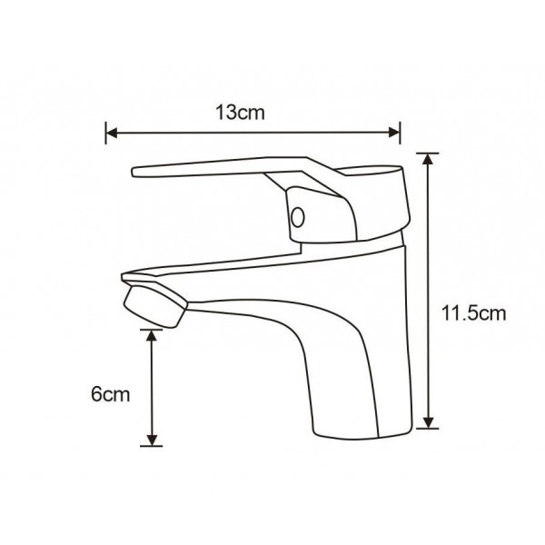 Змішувач для раковини MEXEN CARO CHROME хром