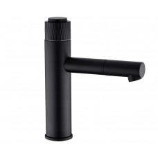 Змішувач для раковини MEXEN DIAMOND BLACK чорний, низький