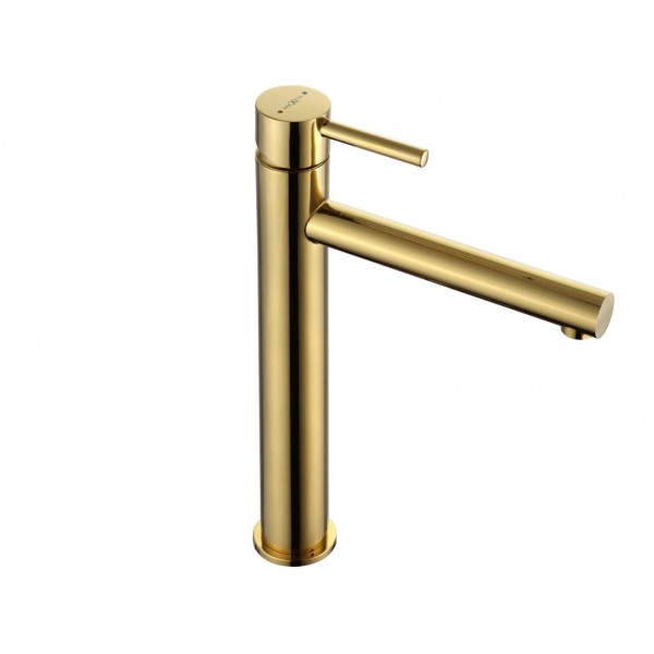 Смеситель для раковины MEXEN ELBA GOLD золотой, высокий