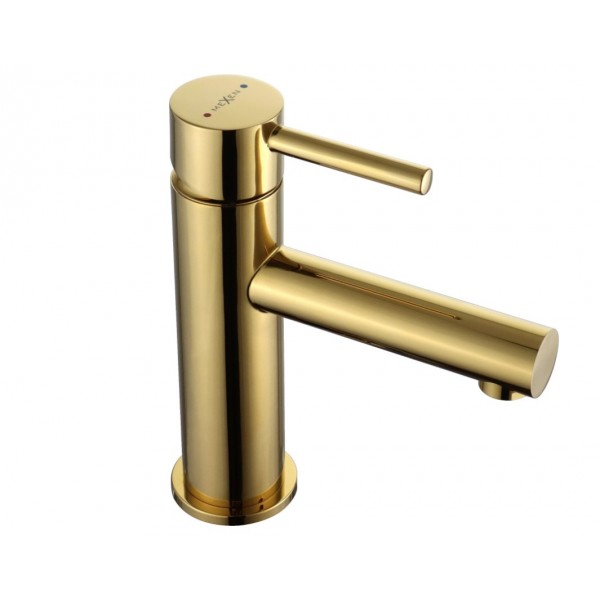 Смеситель для раковины MEXEN ELBA GOLD золотой, низкий
