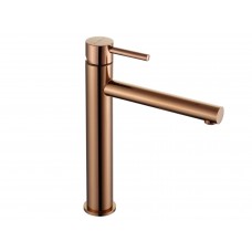 Змішувач для раковини MEXEN ELBA ROSE GOLD золото рожеве, високий