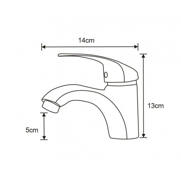 Смеситель для раковины MEXEN FABIA BLACK черный