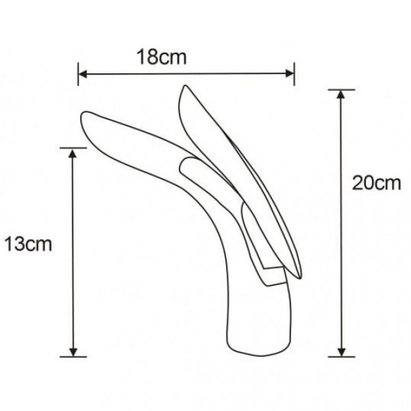 Смеситель для раковины MEXEN FOJA CHROME хром
