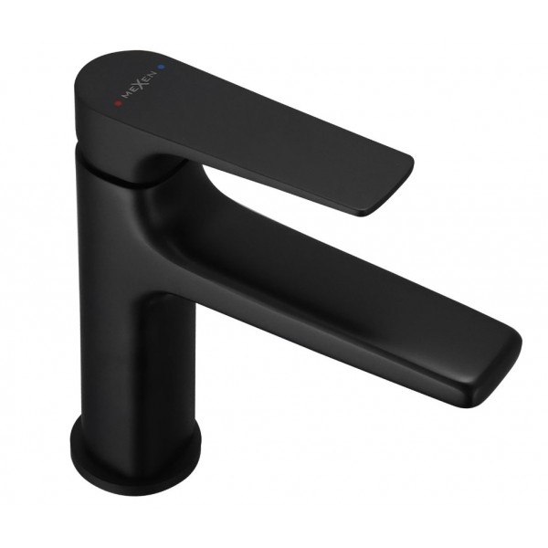 Змішувач для раковини MEXEN LYNX BLACK чорний, низький