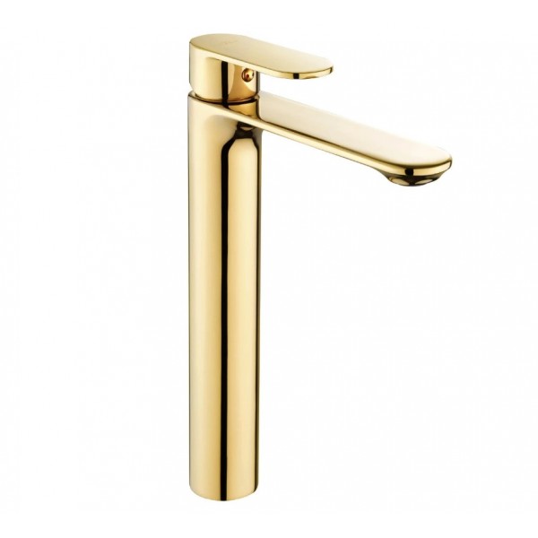 Смеситель для раковины MEXEN MILO GOLD золотой, высокий