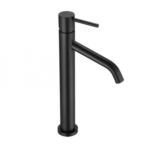 Смеситель для раковины MEXEN RUMBA BLACK черный, высокий