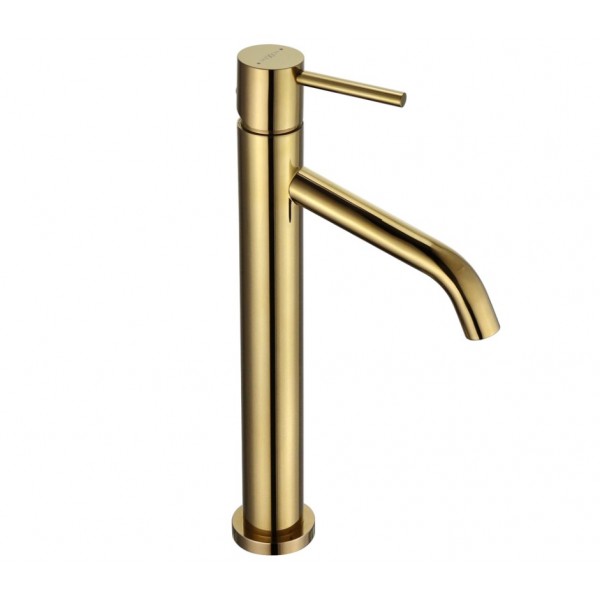 Змішувач для раковини MEXEN RUMBA GOLD золотий, високий