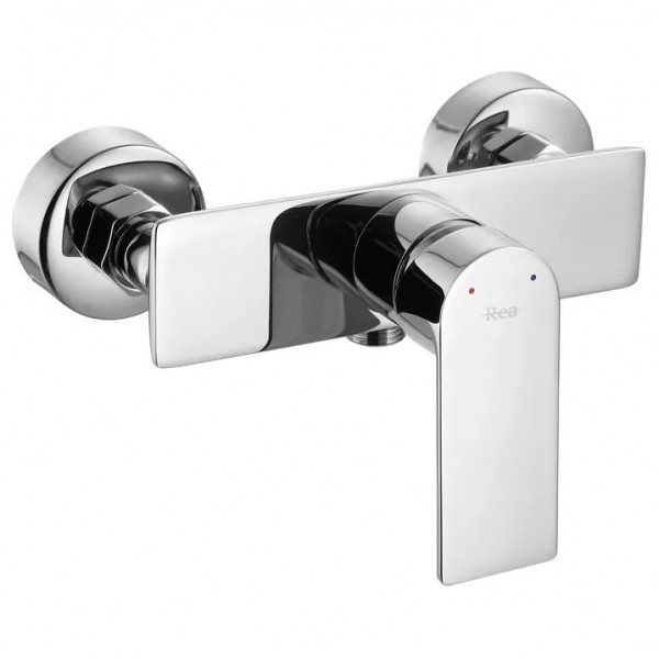 Смеситель для ванны и душа REA URBAN CHROME хром настенный без излива