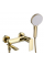 Смеситель для ванны и душа REA VENETA GOLD золотой настенный с изливом