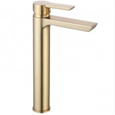 Смеситель для раковины (умывальника) REA  ARGUS BRUSHED GOLD золотой матовый высокий