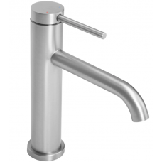Смеситель для раковины (умывальника) REA CLIF NICKEL BRUSHED никель низкий