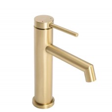 Змішувач для раковини REA FOSS BRUSHED GOLD золотий матовий низький