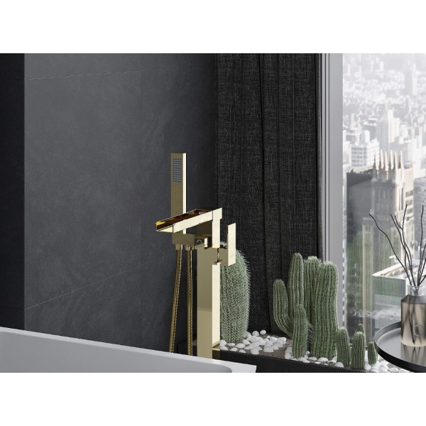 Смеситель для ванны MEXEN ALGAR GOLD напольный