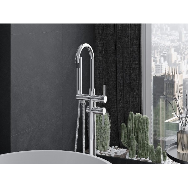 Смеситель для ванны MEXEN ALMA CHROME напольный