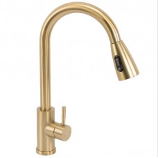 Змішувач для кухні REA CROSS BRUSHED GOLD матове золото