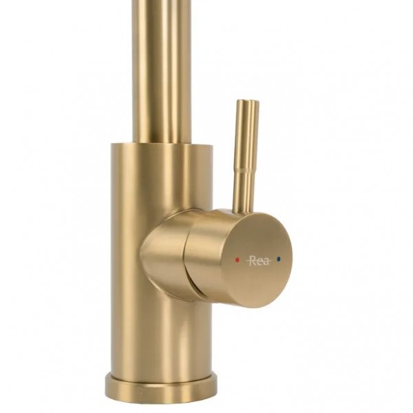Змішувач для кухні REA CROSS BRUSHED GOLD матове золото