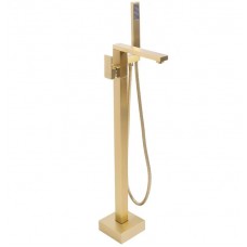 Змішувач для ванни REA TERY BRUSHED GOLD матове золото підлоговий