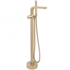 Змішувач для ванни REA CLARK BRUSHED GOLD матове золото підлоговий