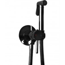 Набор гигиенического душа REA LOOP BLACK GLOSSY черный