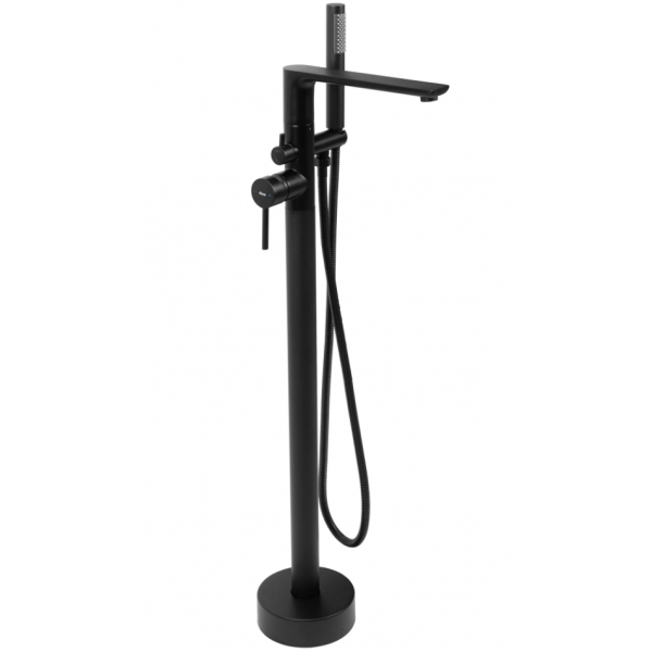 Змішувач для ванни REA FLORES BLACK чорний підлоговий