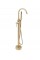 Смеситель для ванны REA MONO BRUSHED GOLD напольный