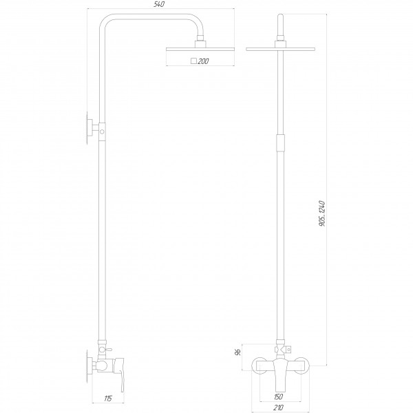Душова система Globus Lux QUEENSLAND GLQU-0077