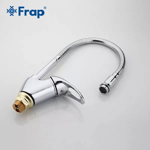 Змішувач для кухні з гнучким виливом FRAP F4303-1