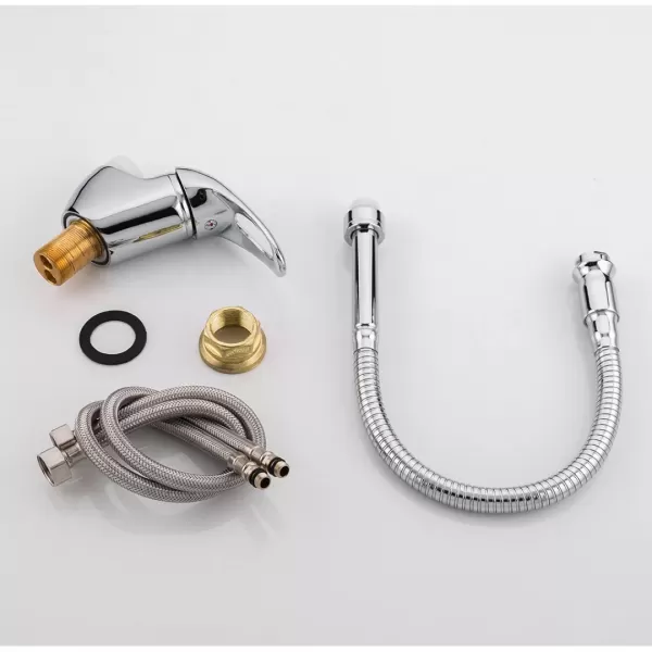 Змішувач для кухні з гнучким виливом FRAP F4303-1