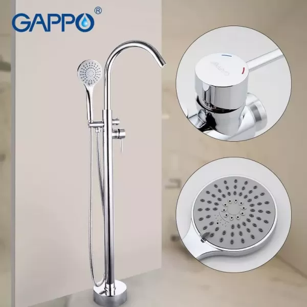 Змішувач для ванни підлоговий GAPPO G3098