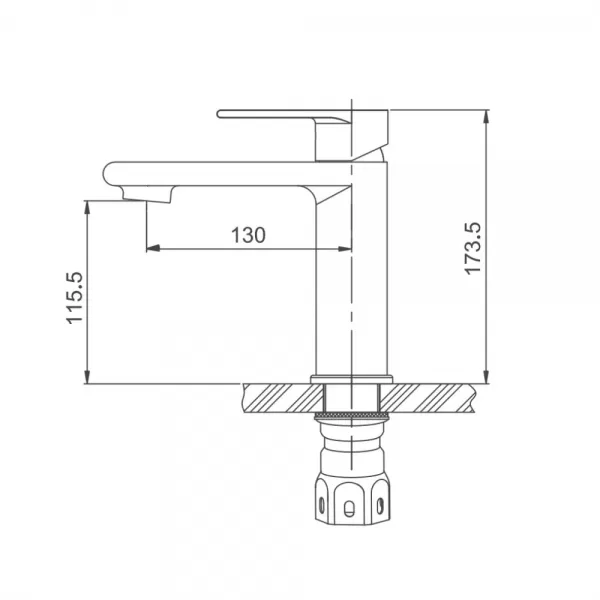 Змішувач для раковини GAPPO G1099-20