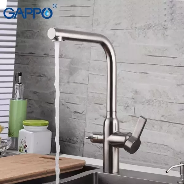 Смеситель для кухни с подключением к фильтру GAPPO G4399-4