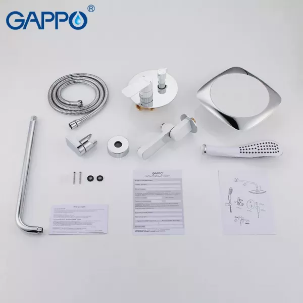 Душевая система скрытого монтажа GAPPO G7148-8