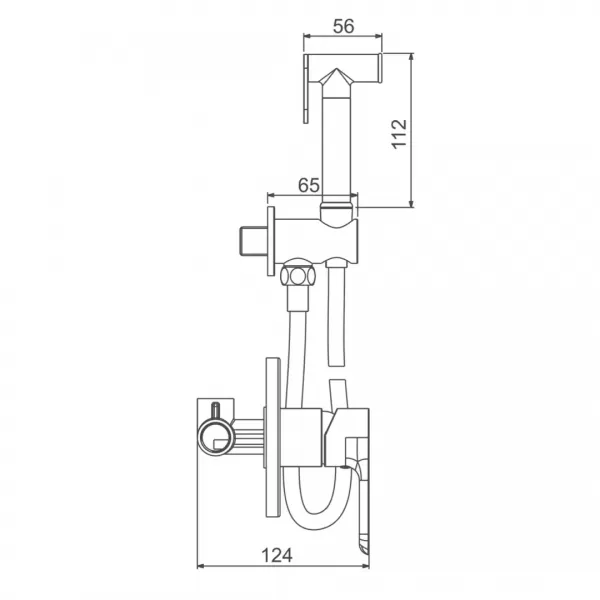 Гигиенический душ GAPPO G7248