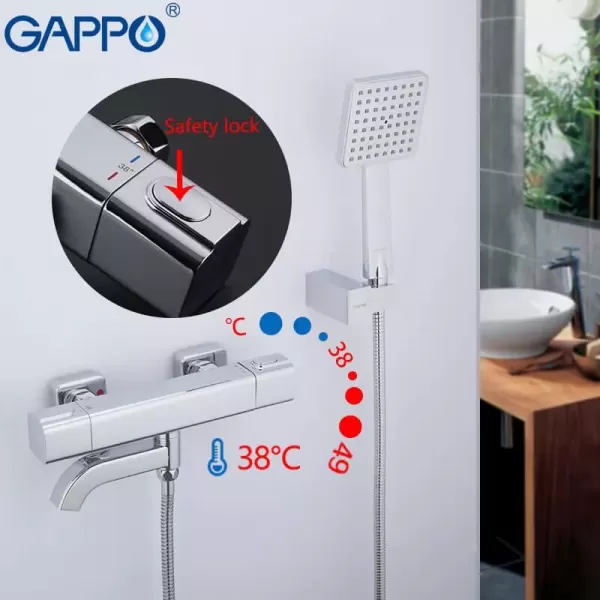 Змішувач для ванни  на борт GAPPO G3291