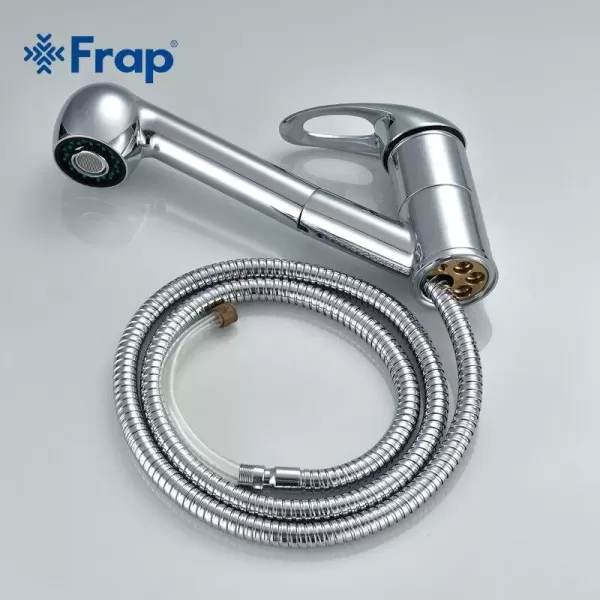 Змішувач для кухні з висувним виливом FRAP F6003