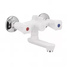 Смеситель для ванны пластиковый   SLAT SLT-E142(W)