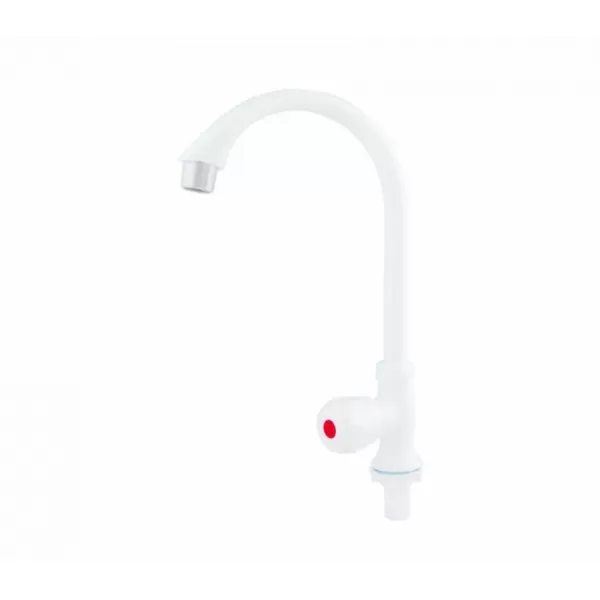 Монокран для рукомойника на одну воду пластиковый SLAT SND14-05-white/SLT-M209(W)