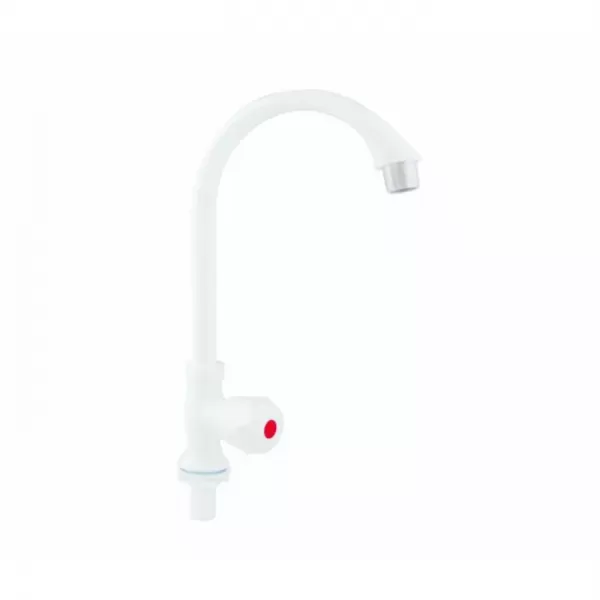 Монокран для рукомойника на одну воду пластиковый SLAT SND14-05-white/SLT-M209(W)