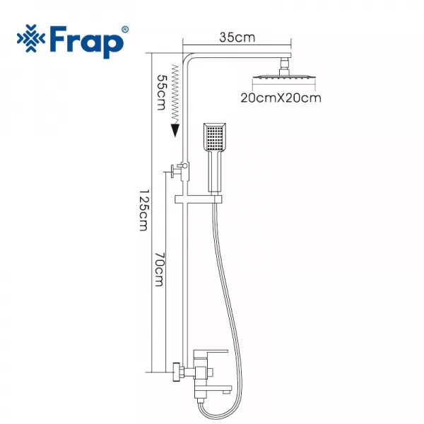 Душевая система FRAP F2421